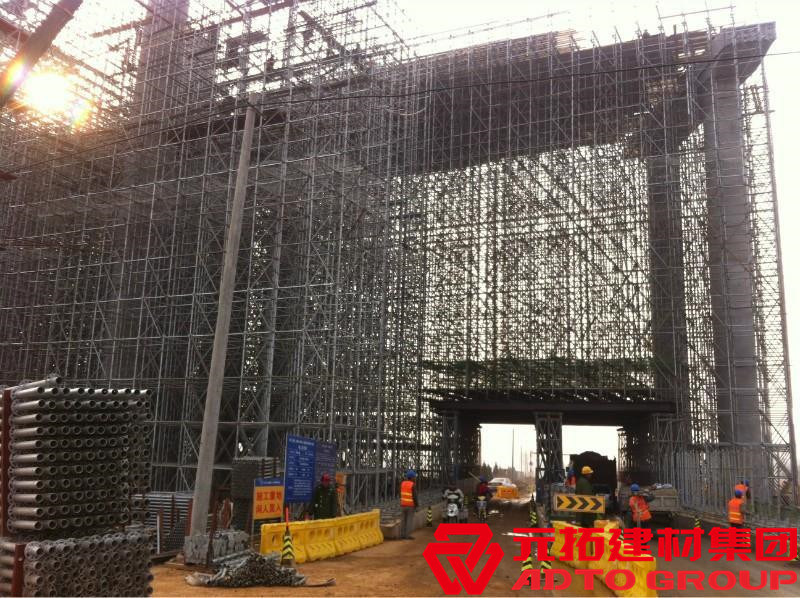 盤扣架數(shù)量計(jì)算難不難，盤扣一噸可以搭多少平？