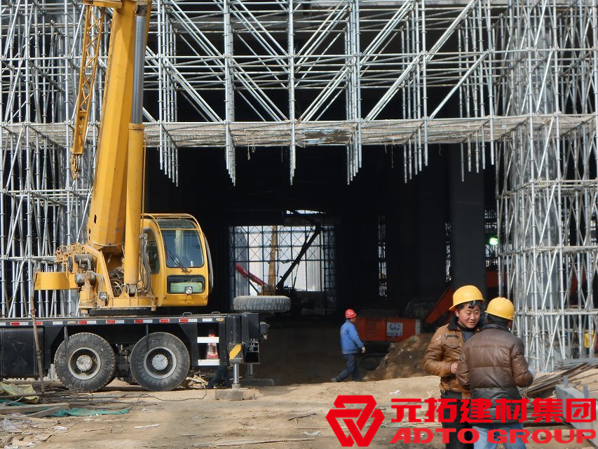 圓盤式腳手架怎樣搭？有搭設規(guī)范嗎?